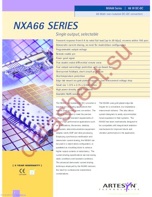 NXA66 datasheet  