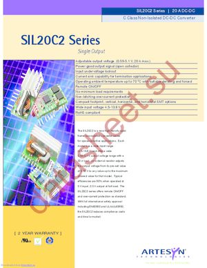 SIL20C2-00SADJ-HJ datasheet  