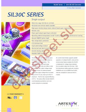 SIL30C-12SADJ-HJ datasheet  