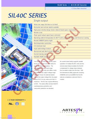SIL40C-12SADJ-HJ datasheet  