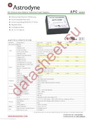 APC-12S datasheet  