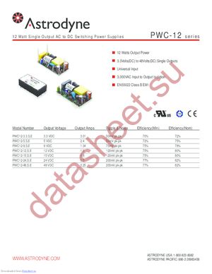 PWC12-12 datasheet  