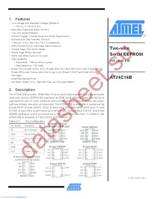 AT24C16BTSU-T datasheet  