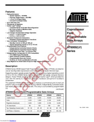 AT6003-4 datasheet  