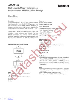 ATF-52189-TR1 datasheet  
