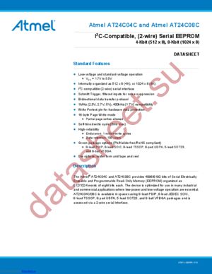 AT24C04C-SSHM-T datasheet  