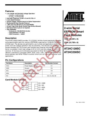 AT24C128SC-09BT-2.7 datasheet  