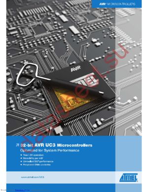 AT32UC3L016-D3UR datasheet  