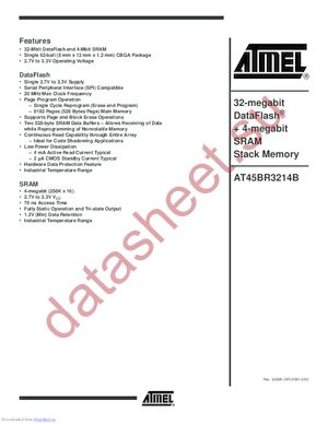 AT45BR3214B-C1 datasheet  
