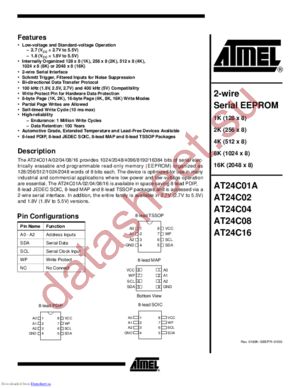 AT24C02N-10I-1.8 datasheet  
