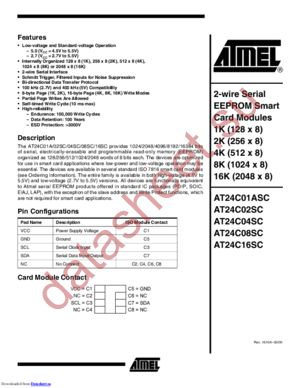 AT24C02SC-09FT datasheet  