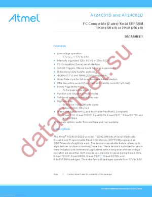 AT24C02D-SSHM-B datasheet  