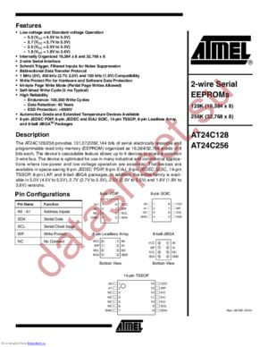AT24C128W-10SI-2.5 datasheet  