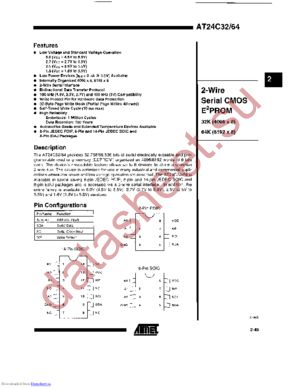AT24C32W-10SIT/R datasheet  