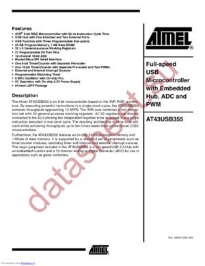 AT43USB355M datasheet  