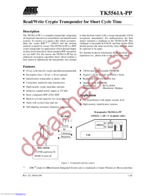 TK5561 datasheet  