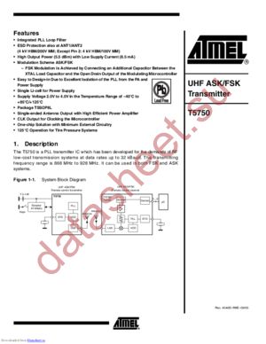 T5750-6AP datasheet  