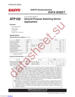 ATP108-TL-H datasheet  