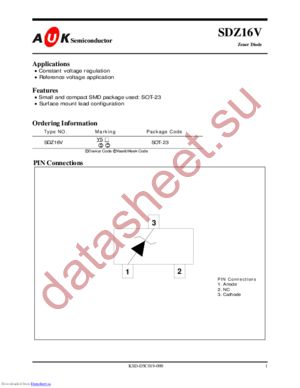 SDZ16V datasheet  