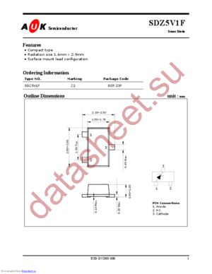 SDZ5V1F datasheet  