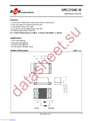SPG1316E-HD datasheet  