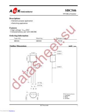 SBC546_1 datasheet  