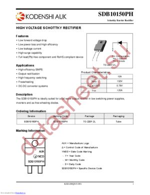 SDB10150PH datasheet  