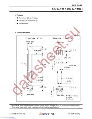 SR3517-H(B) datasheet  