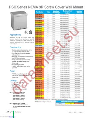 RSC081206 datasheet  