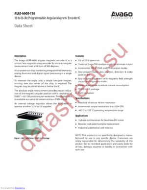 AEAT-6600-T16 datasheet  