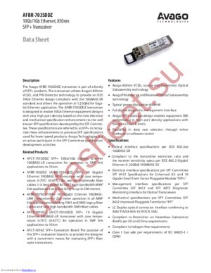 AFBR-703SDDZ datasheet  