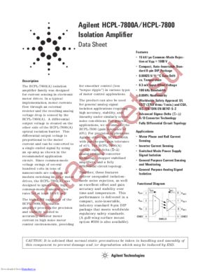 HCPL7800A300E datasheet  