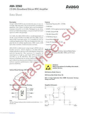 ABA-52563-TR1G datasheet  