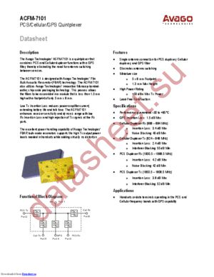 ACFM-7101-BLKG datasheet  