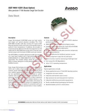 AEAT-9000-1GSH1 datasheet  