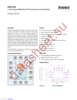 AFEM-S260 datasheet  