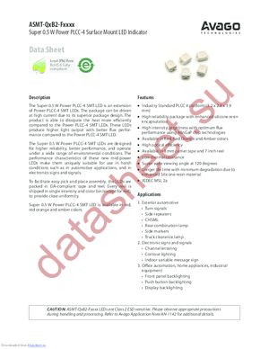 ASMT-QHB2-FEF0E datasheet  