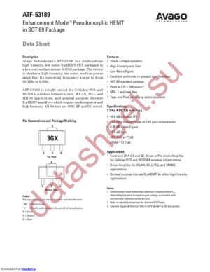 ATF-53189-TR1 datasheet  