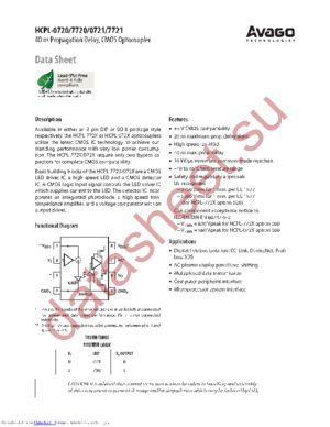 HCPL-0720-500E datasheet  