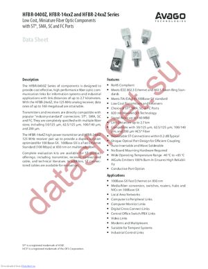 HFBR-1424Z datasheet  