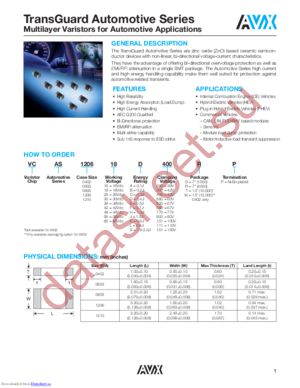 VCAS080518C400DP datasheet  