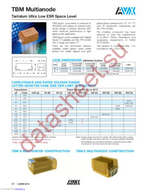 TBME108K004LBLC9845 datasheet  