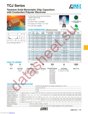 TCJD475M063R0120 datasheet  