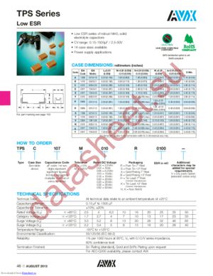 TPSD107K016R0125V datasheet  