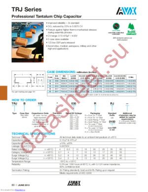 TRJC476K016RRJ datasheet  