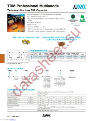 TRME227K012R0035 datasheet  