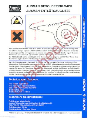 AW-200 datasheet  