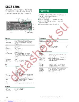 SBC81206 datasheet  