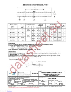 B-155-9001 datasheet  