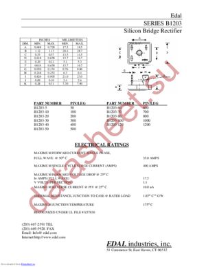 b1203-120 datasheet  